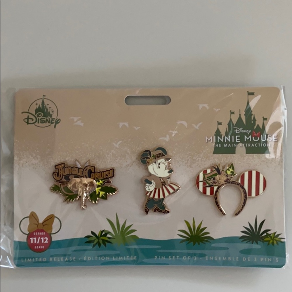 Minnies Main Attraction Jungle Cruise Pin Set
